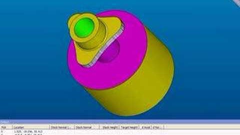 4 Axis CNC Lathe Simulation - Edgecam