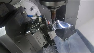 A Machining Strategy For Complex 5th Axis Machining From SolidCam