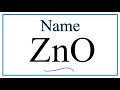 Ionic Compounds and Zinc Properties