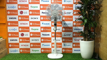 Quạt Cây Điều Khiển Toshiba D-LSD10 9 Cánh Dùng Động Cơ DC