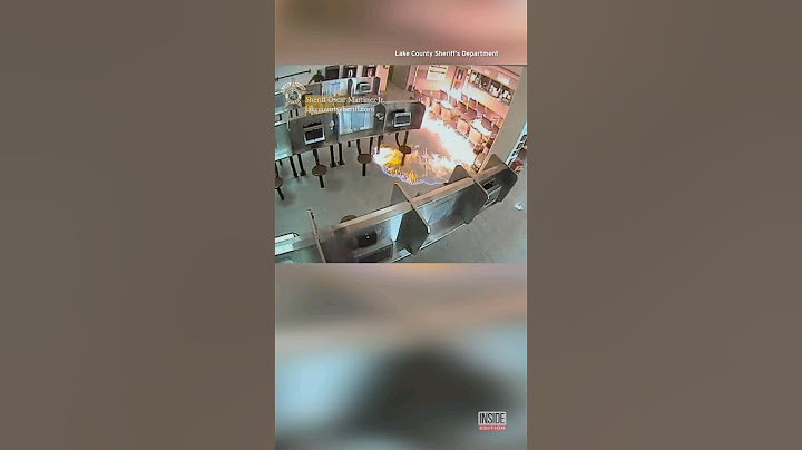Man Sets Jail Lobby on Fire #shorts