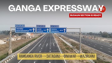 GANGA Expressway: Badaun District Update | Amazing Progress | बदायूं में काम पूरा #theupindex