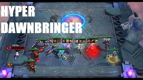 TFT Reckoning Hyper Roll - Dawnbringer Setup Gameplay (Hyper) [Top 20]