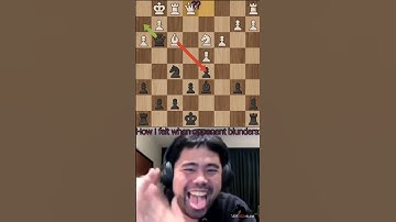 How I felt when opponent blunders #chess #chesscom #lichess #chessgame #ytshorts