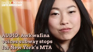 AUDIO: Queens native Awkwafina voices the No. 7 subway train