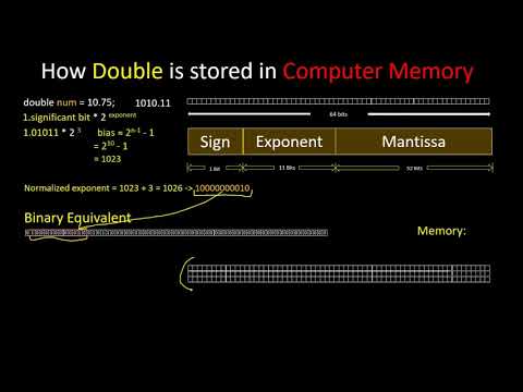 Double Number Representation IEEE-754 ~ C Programming