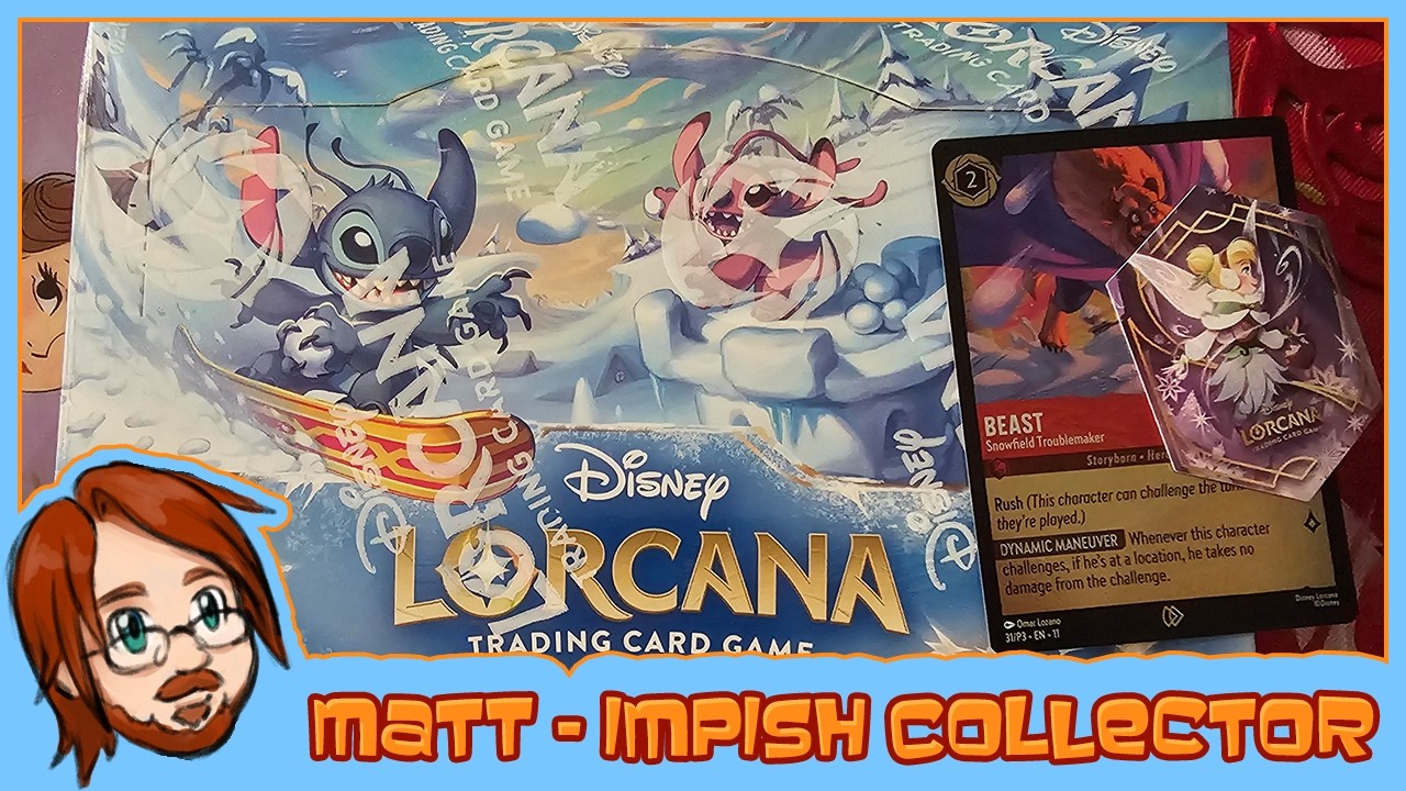 Disney Lorcana TCG - Winterspell Booster Box Unboxing!