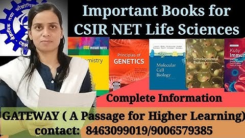 Important Books for CSIR NET Life Sciences l Reference Books for CSIR NET - L3