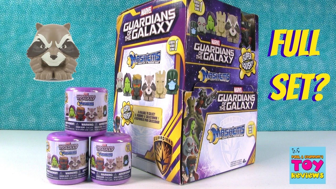 Guardians Of The Galaxy Mashems Marvel Series 1 Full Set Unboxing | PSToyReviews