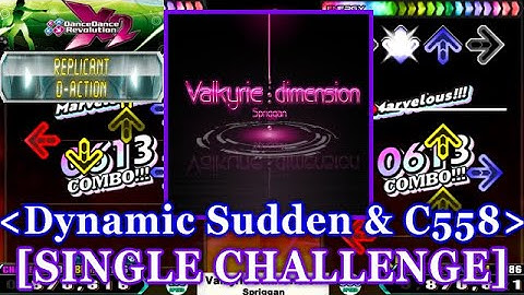 [Dynamic Sudden] 【DDR X2】 Valkyrie dimension / Spriggan [SINGLE CHALLENGE] 譜面確認+Clap