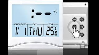 Betus Travel Alarm Clock with Backlit - Setting Tutorial