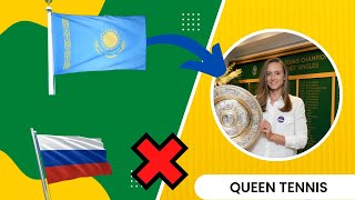 Portret Van Elena Rybakina, De Charmante Tenniskoningin Uit Kazachstan