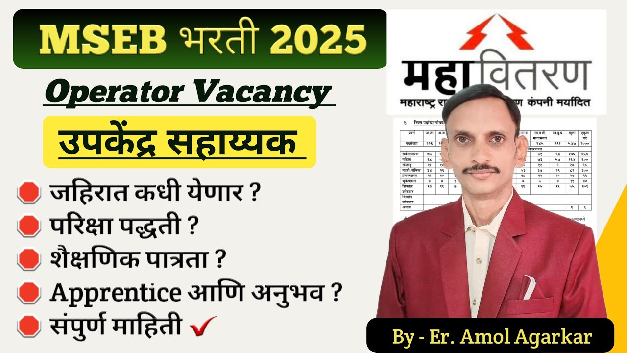 MSEB | महावितरण उपकेंद्र साहाय्यक संपुर्ण माहिती | 🔥