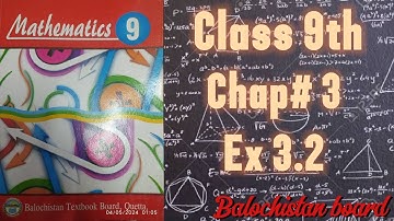Class 9 | Chap# 3 | Ex 3.2 | Logarithmic/Exponential form | Q1 & Q2 | Balochistan board