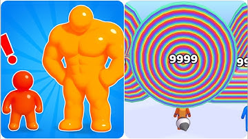 Noob vs Pro Tall man Run Vs Layer Man Run 3D Max Level Gameplay