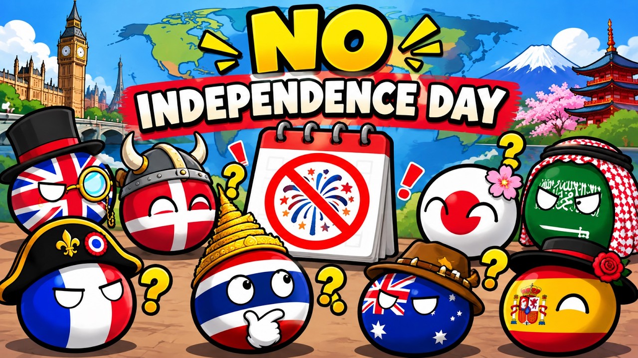 No Independence Day? These 8 Countries Are Different! - YouTube