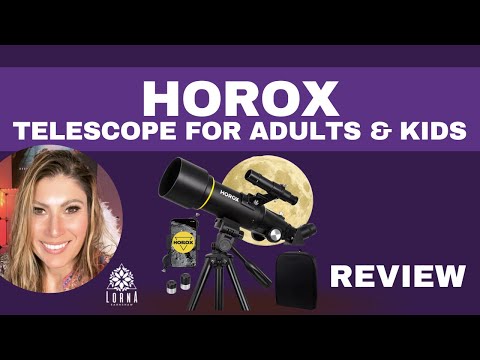 Telescope for Adults & Kids, HOROX 70mm Aperture 400mm Refractor Telescope for Astronomy REVIEW