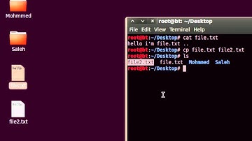 دورة أوامر الينكس : شرح الأوامر cat,cp -v,cp,mv