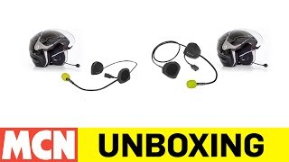 Twiins intercom systems | Unboxing | Motorcyclenews.com - YouTube