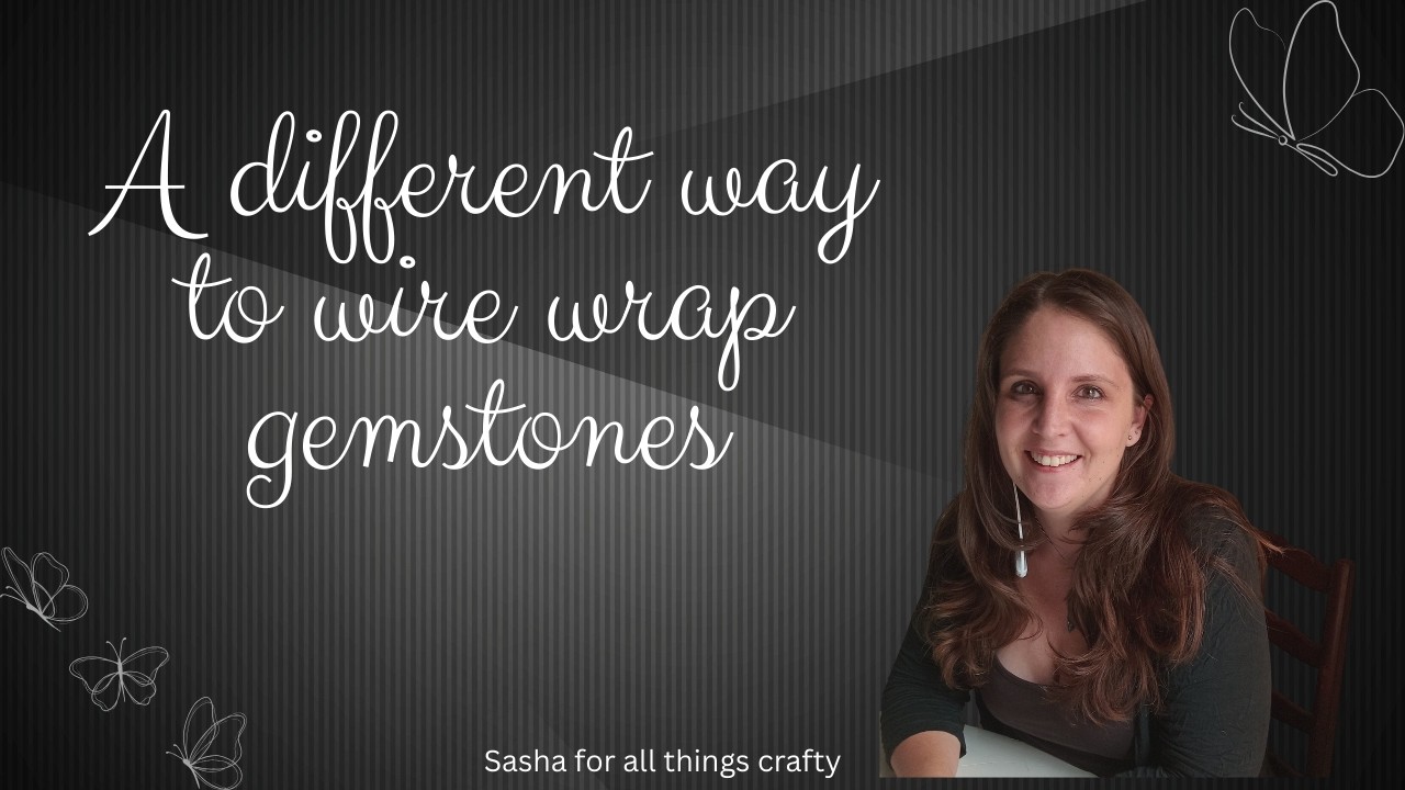 A different way to wire wrap  gemstones.