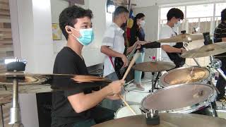 Video thumbnail of "Atong Diyos Maayo By Alex Mangubat (drum cover)"