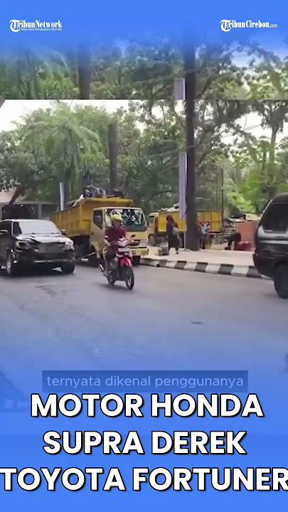 LUAR BIASA… Motor Supra Derek Mobil Toyota Fortuner