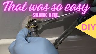 How to remove shark bite without special tool. #diy