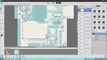 Copying A Layer Style in Photoshop Elements 11
