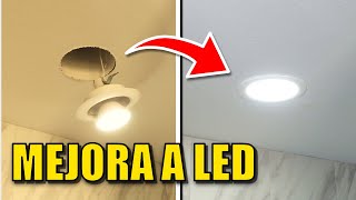 How to Convert a RECESSED LIGHT into a Flush Mount LED Light