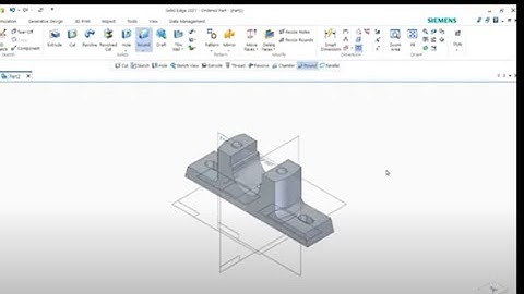 Plumber block body part (Solid edge)