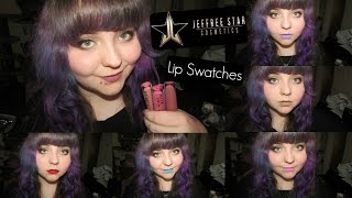 Jeffree Star Velour Liquid Lipstick LIP SWATCHES