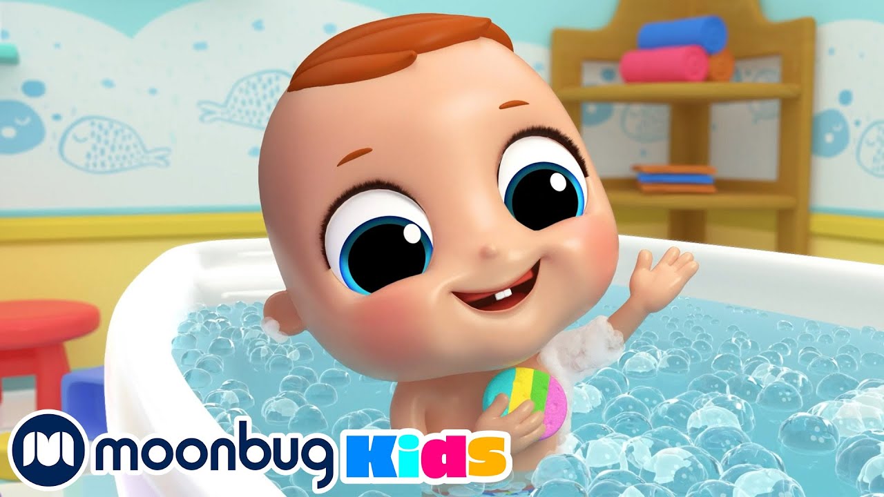 Bath Song (Baby John) Cartoons & Kids Songs Moonbug Kids Nursery Rhymes for Babies YouTube