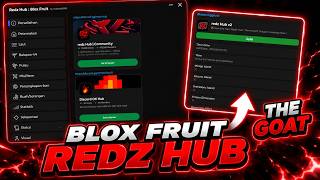 BLOX FRUIT SCRIPT [ REDZ HUB ] - AUTO FARM, AUTO RAID, AUTO PVP !! - (NO KEY)