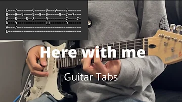 Here with me by D4vd | Guitar Intro