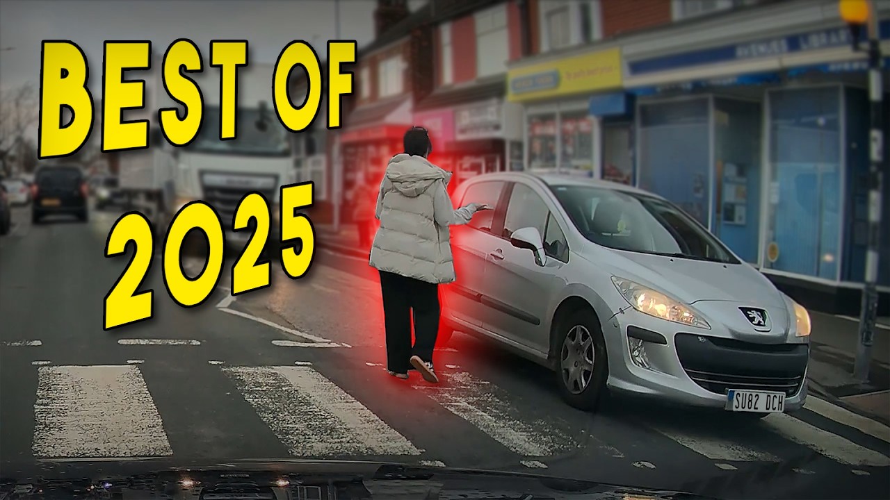 Best of 2025 - Crashes, Near Misses, Idiot Drivers, Clueless Pedestrians & Dangerous Cyclists
