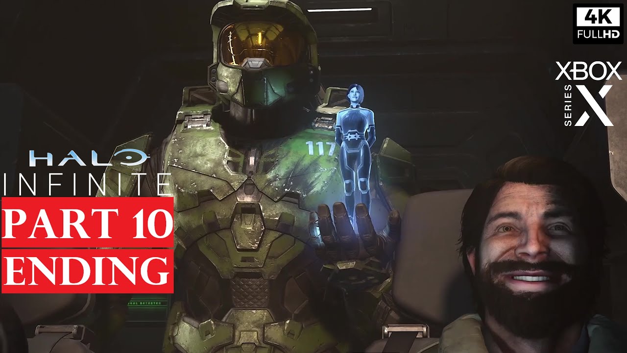 HALO INFINITE Gameplay Walkthrough Part 10 ENDING [4K 60FPS XBOX SERIES ...