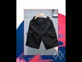 Men's Plus Size Drawstring Cargo Shorts