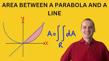 Double Integrals & Polar Coordinates | Area between a Parabola and a straight line
