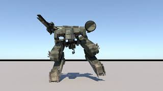 Metal Gear Rex Walk Cycle