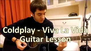 coldplay - viva la vida | acoustic guitar lesson