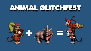 Donkey Kong Country 2 - Animal Glitchfest