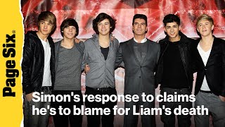 Simon Cowell responds to claims he was to blame for Liam Payne's death