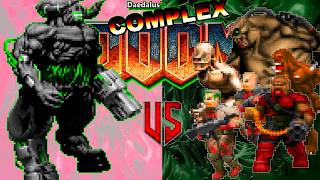 100 Dark Cyberdemons vs 12000 DOOM Monsters | Cinematic Massive Epic Battle | Monster Infighting