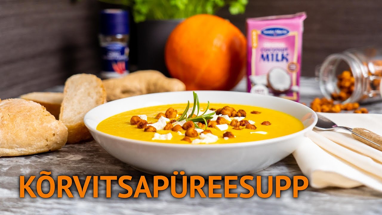 KÕRVITSAPÜREESUPP (võimalus teha VEGAN versioonina)