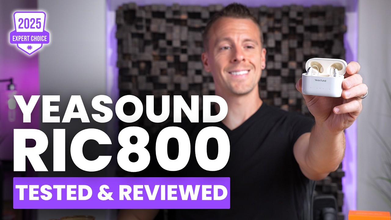 Yeasound RIC800 OTC Hearing Aid |Tested with Sound Samples