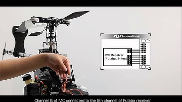 DJI Ace Waypoint Main Controller&Futaba Receiver Connection
