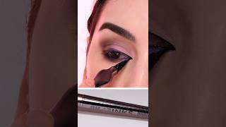 Sultry Smokey eyes look with a pop of shimmery purple: Alluring Makeup Tutorial