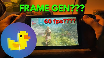 Steam Deck FRAME GENERATION???? | Lossless Scaling