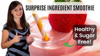 SECRET Ingredient: CREAMY Strawberry Smoothie (In 2 Minutes!)