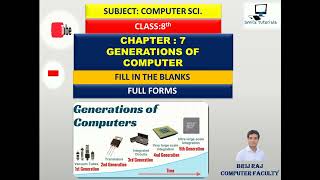 Class:8th Chapter:7 Generations of Computer(Fill in the Blanks and Full Forms) Net Worth